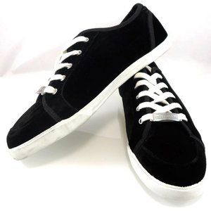 NIB JUICY COUTURE DARREN VELVET LACED LOW TOP SNEAKERS